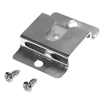 Clip de Metal para Micrófono / 3 cm x 6 cm / Instalación en Vehículos / 3 Tornillos Incluidos