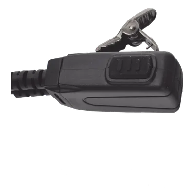 Micrófono-Audífono de Tubo Acústico / Grado Médico / PTT de Alta Resistencia / Cable Reforzado con Kevlar / Compatible con Radios KENWOOD y TXPRO
