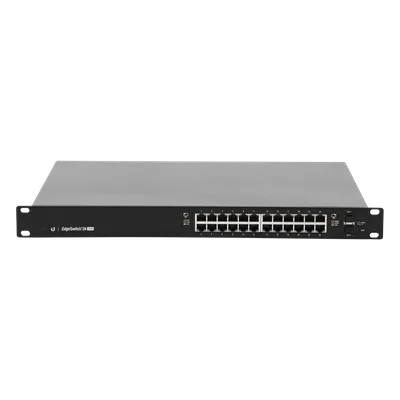 Switch administrable / 24 puertos Gigabit PoE+/PoE pasivo 24V / 2 puertos SFP / 250W / 52 Gbps / 38.69 Mpps
