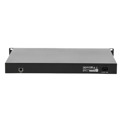 Switch administrable / 24 puertos Gigabit PoE+/PoE pasivo 24V / 2 puertos SFP / 250W / 52 Gbps / 38.69 Mpps