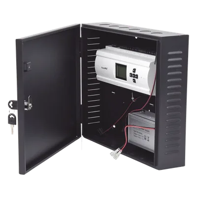 Controlador de Acceso / 4 Puertas / Biometría Integrada / 3,000 Huellas / Compatible con Sistemas de Elevadores (10 Pisos) / Incluye Gabinete y Fuente de Alimentación 12Vcc/5A