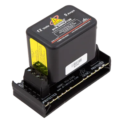 Protector Modular / 2 Pares / 12 V / Hot-Swap / SAD / 20 kA / 2 Mbps / Voz Datos Señalización