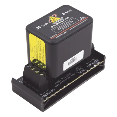 Protector Modular de Voltaje / 2 Pares / Hot-Swap / Tecnología SAD / 36 V / Voz Datos y Señalización