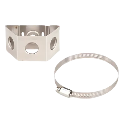 Adaptador de Sujetadores / Miembros Redondos 3-4 in (7.62-10.16 cm) / Acero Inoxidable 2.591 mm / Paquete 10 pzas