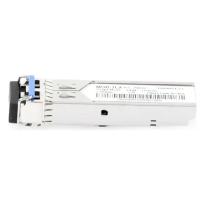 Transceptor SFP Industrial / 1000BASE-LX / Monomodo LC / Alcance 20 km (12.4 mi) / Rango -40 a 75°C / Hot-Pluggable
