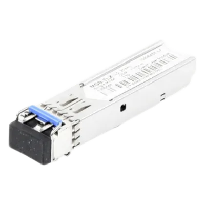 Transceptor SFP Industrial / 1000BASE-LX / Monomodo LC / Alcance 20 km (12.4 mi) / Rango -40 a 75°C / Hot-Pluggable