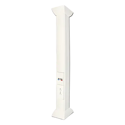 Pole para Instalaciones Eléctricas y Datos / 3 m (9.84 ft) / PVC Rígido de Alto Impacto / -40°C a +85°C / Sistema de Aterrizaje Integrado