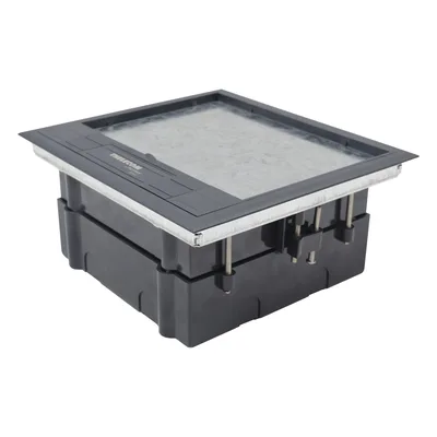 Caja de Piso / 2 Módulos Universales / ABS y Acero Galvanizado / 1.957 kg / EIA/TIA-569-A