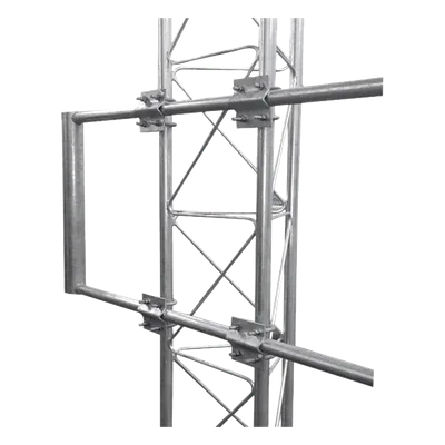 Brazo para Torre / Acero ASTM A-36 / Galvanizado Electrolítico / Tubo Ø 2" Ced 30 / Largo 1.7 m (5.6 ft) / Ajustable 30-100 cm (11.8-39.4 in)