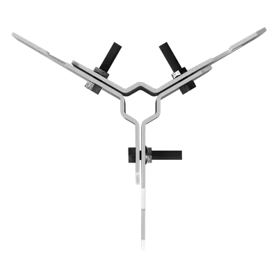 Bracket para Mástil / Retenida / Acero / 1 a 2 Pulgadas (25.4 a 50.8 mm) / Exterior / Pintura Electrostática