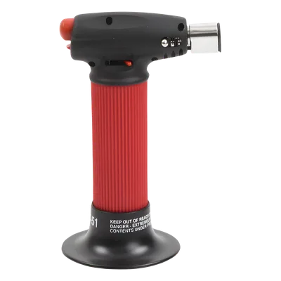 Micro Antorcha de Gas Butano / Auto-ignición / Llama Ajustable / 2 Horas de Operación Continua / Diseño Compacto