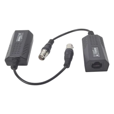 Extensor IP Pasivo / Conversión Ethernet sobre Coaxial / Alcance 200 m (656.2 ft) / 10 Mbps / Protección Sobretensiones 2 kV / Sin Alimentación Externa