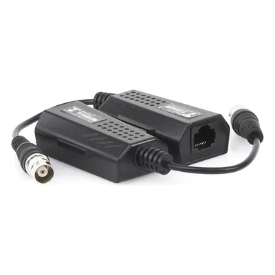Extensor IP Pasivo / Conversión Ethernet sobre Coaxial / Alcance 200 m (656.2 ft) / 10 Mbps / Protección Sobretensiones 2 kV / Sin Alimentación Externa
