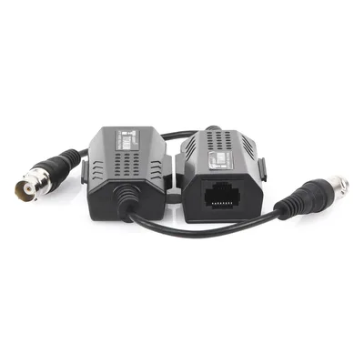 Extensor IP Pasivo / Conversión Ethernet sobre Coaxial / Alcance 200 m (656.2 ft) / 10 Mbps / Protección Sobretensiones 2 kV / Sin Alimentación Externa