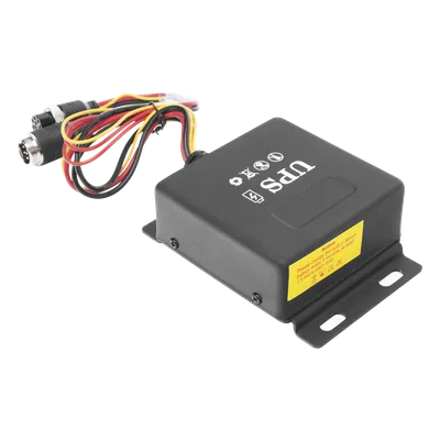 UPS para Videovigilancia Móvil / 24 VDC / 2000 mAh / 20 min Autonomía / Anti-vibración / -10°C a 60°C / Conector Aviación