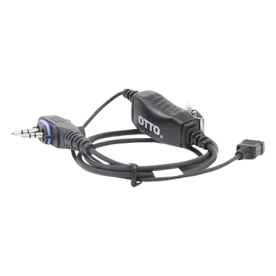 Micrófono de 1 Cable / Serie LOC / Compatible ICOM IC-F4003/4013/2000/4021/4031/4103/4210/4230 / Cables Reforzados con Kevlar / Conector 5 lb