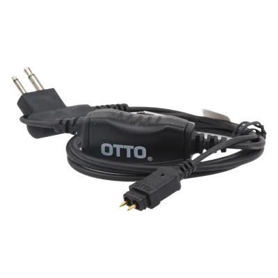 Micrófono de Solapa / 1 Cable / Compatible Motorola y Hytera / Conector 5 lb / Kevlar Reforzado / PTT Ergonómico / Serie LOC