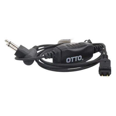 Micrófono de Solapa / 1 Cable / Compatible Motorola y Hytera / Conector 5 lb / Kevlar Reforzado / PTT Ergonómico / Serie LOC