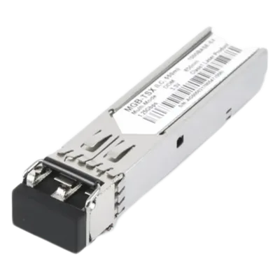 Transceptor SFP Industrial / 1000Base-SX / Fibra Multimodo LC / Alcance 550 m (1804.5 ft) / Rango -40 a 75 °C / Hot-Pluggable