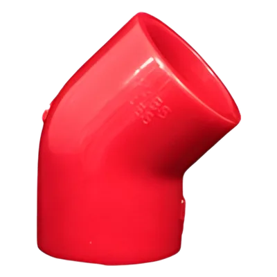Codo 45° para Tubería de Detección de Humo por Aspiración / CPVC Resistente al Fuego / 3/4 Pulgada / Certificación UL / NFPA 101