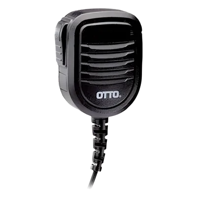 Micrófono-Bocina para Radio Portátil / Compatible Kenwood NX/TK Series / Certificación MIL-STD-810 / PTT 500,000 Ciclos / Audio 3.5 mm / Clip 360°