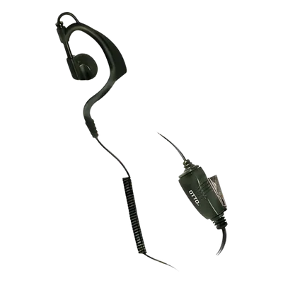 Kit de Micrófono-Audífono en forma de gancho para KENWOOD NX-200/300/410, TK-480/2180/3180