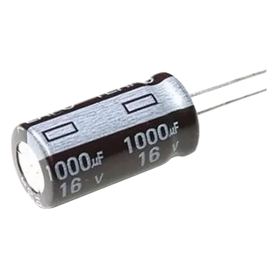 Capacitor Electrolítico de Aluminio / 1000 µF / 16 Vcc / Radial / 105 °C / 10 x 15 mm