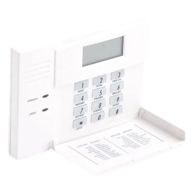 Consola LCD Numérica / Mensajes Prefijados en Español / Teclas Retroiluminadas / Zumbador Piezoeléctrico / Tapa Extraíble