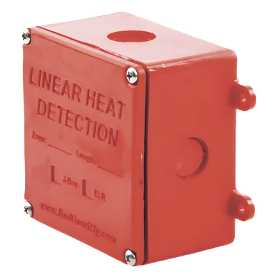 Caja de Empalme / Detección Lineal de Calor / Polímeros Térmicos / Conductores Tri-Metálicos / Temperatura -20°C a 60°C / Clase 1 Div.2 / 10x10x5 cm