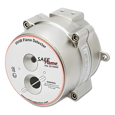 Detector de Flama UV/IR / Alcance 30 m (98.4 ft) / Campo 90° / A Prueba de Explosión / Aluminio o Acero Inoxidable / -40°C a 75°C
