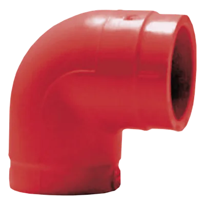 Codo 90° para Tubería de Detección de Humo por Aspiración / ¾ Pulgada / CPVC Resistente al Fuego / Certificado UL / Sin Etiquetas Requeridas
