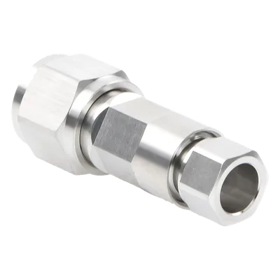 Conector Coaxial N Macho / Estilo Derecho / 50 Ohm / 0-18000 MHz / 565 Vrms / Blindaje -110 dB / Para Cable FSJ1-50A