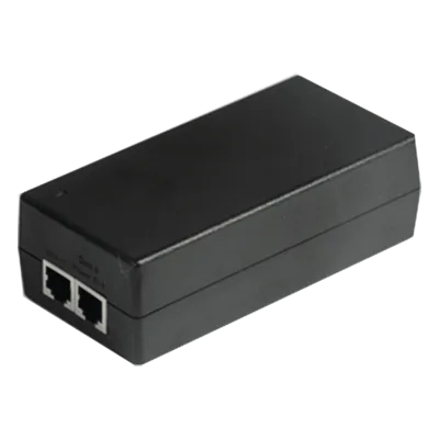 Inyector PoE Gigabit / 56 VDC / 1100 mA / 100-240 VCA / -10 a 40°C / 123 x 61 x 40 mm