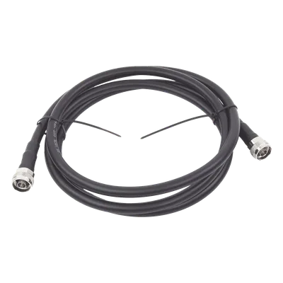 Cable Coaxial de RF / 50 Ω / 2 m (6.56 pies) / Conectores N Macho / Atenuación 19.7 dB/100m a 2.0 GHz
