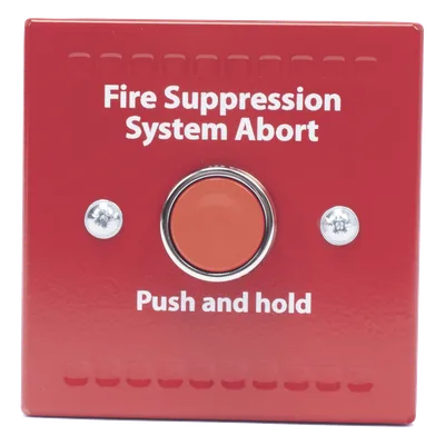 Botón de Aborto / Montaje Superficial / Certificación UL y FM / Supresión de Incendio / 4.5 x 4.5 x 2.5 in