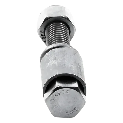Juego de Tornillos para Placa Igualadora / Acero 1/2 x 3 pulgadas / Rosca Profunda / Acabado Galvanizado