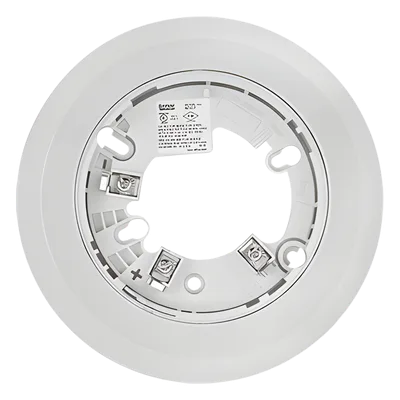 Base de 6 pulgadas para detectores IDP y SK, Color Marfil