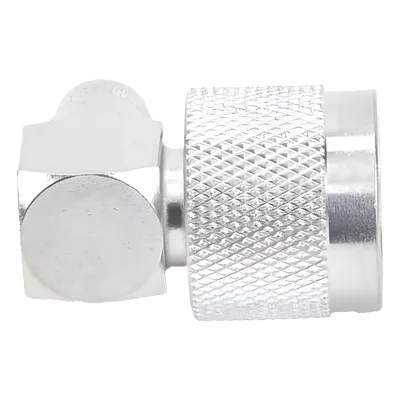 Conector N Macho / Ángulo Recto / Anillo Plegable / 50 Ohm / Para Cables Serie 400