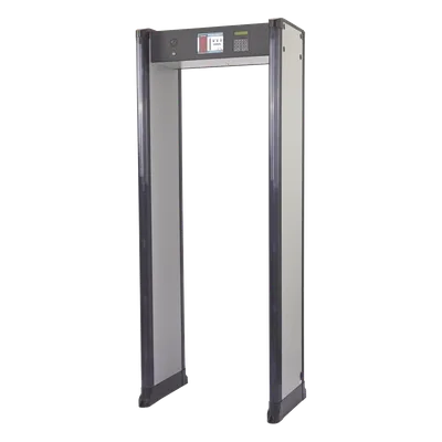 Arco Detector de Metales / 33 Zonas de Detección / Sensor IR Anti-Falsas Alarmas / Certificación FAA / Anclaje para Piso