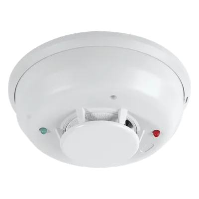 Detector de Humo Foto-Térmico Convencional / 2 Hilos No Polarizado / Sonorizador Integrado 85 dB / Sensor Térmico Fijo 57.2 °C / Serie i3 / Base Plug-In