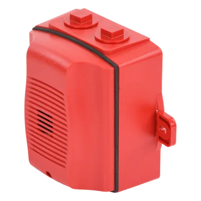 Sirena / Exterior Serie K / 12-24 Vcc / hasta 93 dBA / 9 tonos y volúmenes / NEMA 4X / Rojo