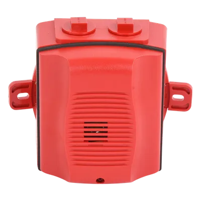 Sirena / Exterior Serie K / 12-24 Vcc / hasta 93 dBA / 9 tonos y volúmenes / NEMA 4X / Rojo