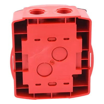 Sirena/Estrobo / Bifilar / Exterior Serie K / 12-24 Vcc / 15-115 cd Seleccionable / hasta 88 dBA / Rojo