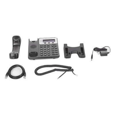 Teléfono IP Empresarial / 3 Líneas SIP / Pantalla TFT LCD 2.8 Pulgadas / 8 Teclas BLF / Conferencia 4 Vías / PoE / Bluetooth / Dual Gigabit Ethernet