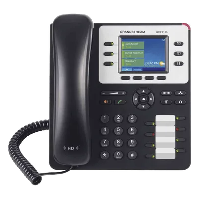 Teléfono IP Empresarial / 3 Líneas SIP / Pantalla TFT LCD 2.8 Pulgadas / 8 Teclas BLF / Conferencia 4 Vías / PoE / Bluetooth / Dual Gigabit Ethernet