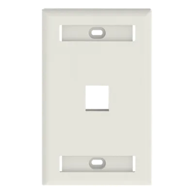 Placa de Pared Vertical / 1 Puerto Keystone / 69.8 x 114.3 mm / 2.75 x 4.5 pulg. / Montaje Vertical