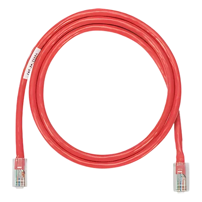 Cable de Parcheo UTP / Cat 5e / 24 AWG / 3.05 m (10 ft) / RJ45 / Rojo