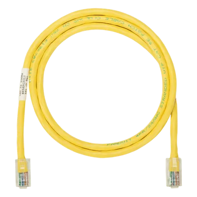 Cable de Parcheo UTP / Cat 5e / 24 AWG / 1.52 m (5 ft) / T568A / Amarillo