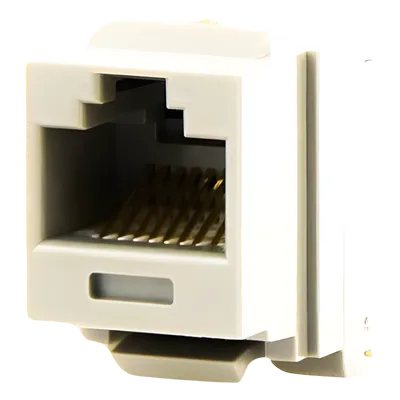 Jack Keystone / Cat 6 / Clase E / 250 MHz / Impacto 110 / RJ45 / Gris
