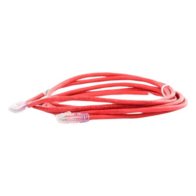 Cable de Parcheo UTP / Categoría 6 / 3 m (9.84 ft) / 24 AWG / Clasificación CM / PoE / Rojo